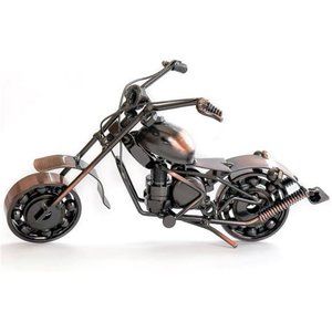 Motorcycle Model Industrial Decor Metal Iron Crafts Home Decoration Figurine